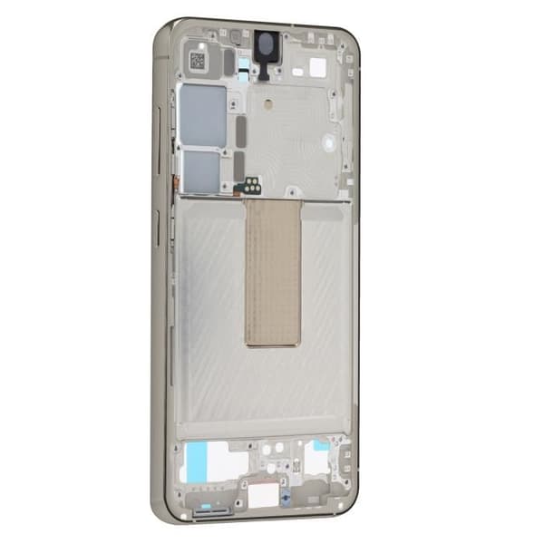 Central Chassis Reservedel til Samsung S23 Original Service Pack Samsung Lysegrå