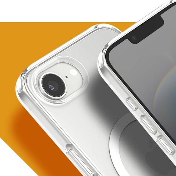 Coque Antichoc til iPhone 16e Anti-fald 3,6m Urban Combat Panzer Glas Gennemsigtig Vit