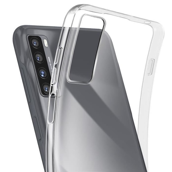 TCL 20L ja TCL 20L Plus pehmeä silikonikuori ohut kevyt läpinäkyvä дизайн Transparent