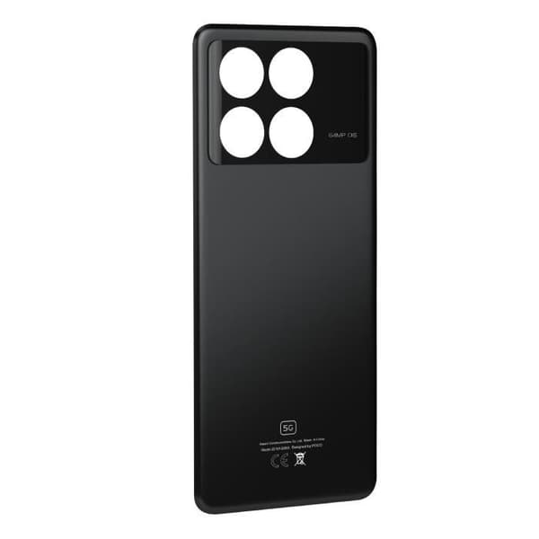 Batteri tilbageholdelse - AVIZAR - Xiaomi Poco X6 Pro - Sort - Reservedele - Indbygget klæbemiddel Svart