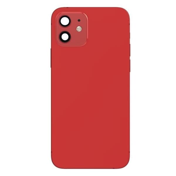 Hela chassi - AVIZAR - iPhone 12 - Röd - Centralt ram - Baksida - 100 g Röd