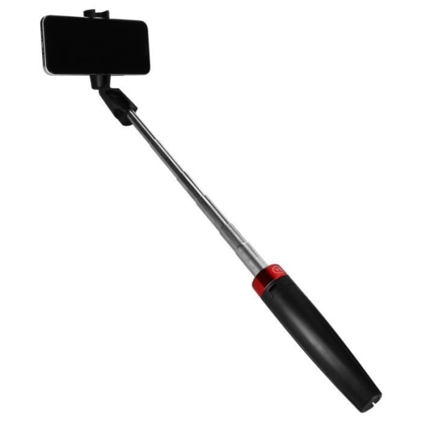 Perche à Selfie - Bluetooth - Musta - Laajennettava Jalusta - 360° Kierrätettävä Tuki - 70 cm