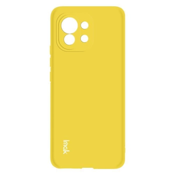Skyddslock - Imak - Xiaomi Mi 11 - Flexibelt silikongel - Gul - Ultra-tunn Gul