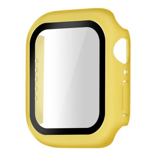 AVIZAR fodral för Apple Watch Series 7 (45mm) - Gul - Stel med integrerat skyddsglas