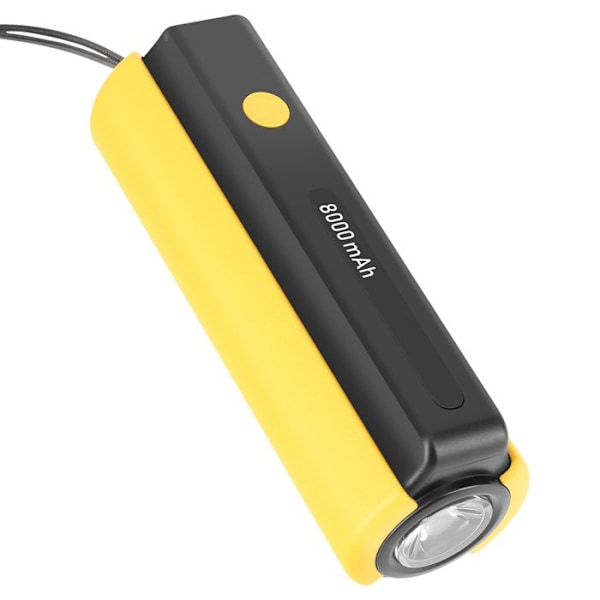 Ulkoakku 8000 mAh Taskulamppu 3 in 1 LinQ Keltainen Gul