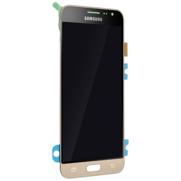 Galaxy J3 LCD-skærm Touch Glas Original Samsung Gold Screen Block