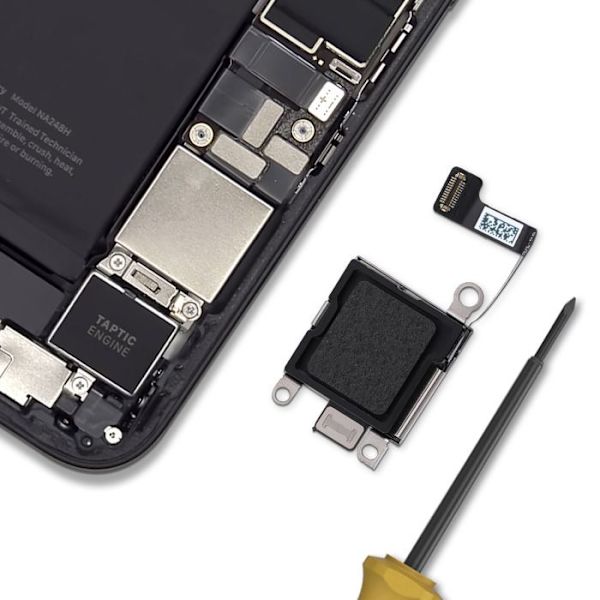 SIM-kortlæser internt udskiftning kompatibel med iPhone 16 sort
