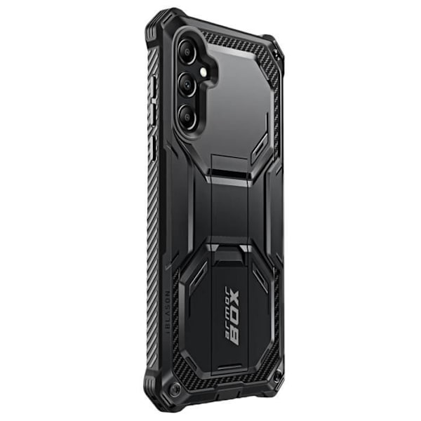 Carbon Case til Samsung Galaxy A55 Fuld beskyttelse Stødsikker I-Blason Sort Svart