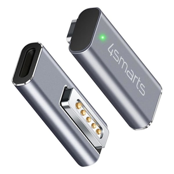 USB C - MagSafe 2 Magneettiadapteri MacBook Pro ja Air 4Smarts Pengar
