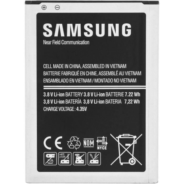 Original Samsung batteri för Samsung Galaxy Ace 4 - 1900mAh EB-BG357BBE