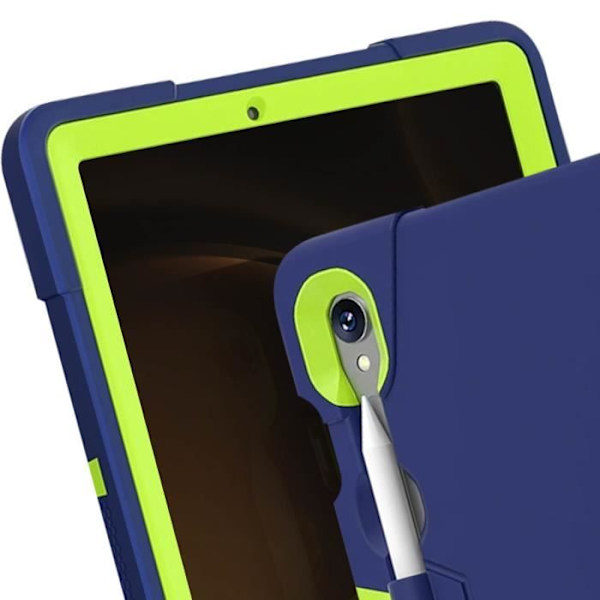 Suojakuori Samsung Galaxy Tab S9:lle ja Tab S9 FE:lle jalustalla Midnight Blue Blå