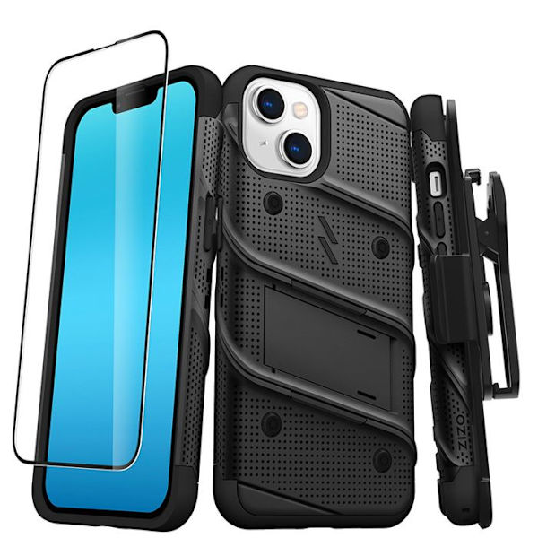 Série ZIZO BOLT - Cover til iPhone 14 (Sort)