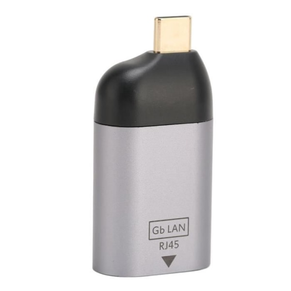 USB C Gigabit Ethernet-adapter USB C till Ethernet-adapter USB C hane till RJ45 hona nätverkskontakt SURENHAP-adapter