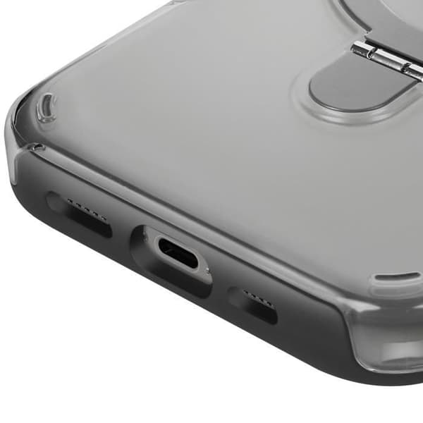 Coque MagSafe - Stötsäker - iPhone 16 Pro Max - Fällbart Stöd - Svart - Bimaterial Svart