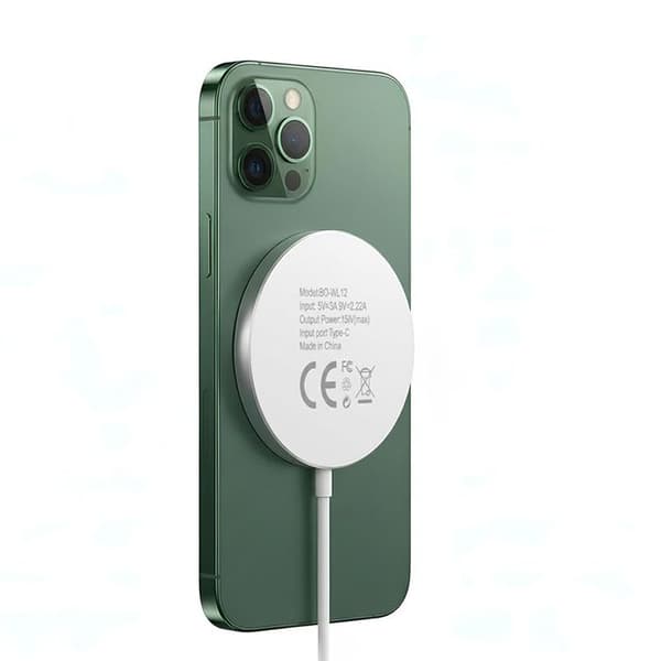 MagSafe Magnetisk 15W Oplader til iPhone 13 Pro Mayaxess Hvid Vit