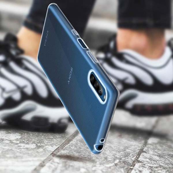 Coque - AVIZAR - Sony Xperia L4 - Fleksibel Silikone - Ultra-tynd - Stød- og Ridsebeskyttelse Vit