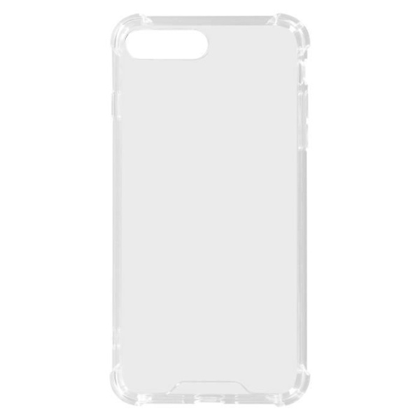 iPhone 8 Plus och 7 Plus Fodral Mjuk silikon Stötsäkra hörn Transparent - AVIZAR - Vit - Slät - Blandat Transparent