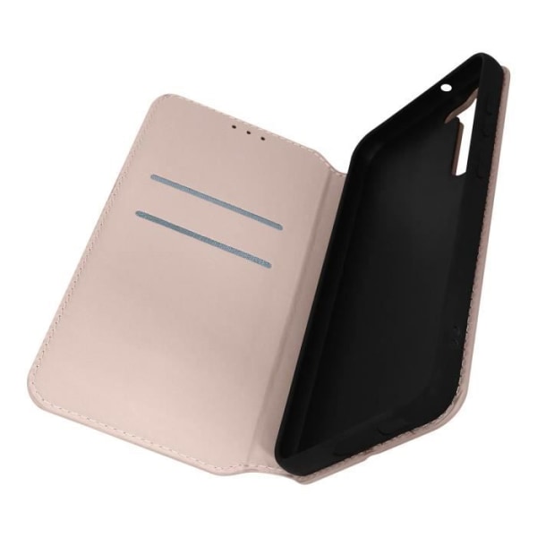 Skal till Samsung Galaxy S23 Plus Flip-korthållare Videostöd rosa