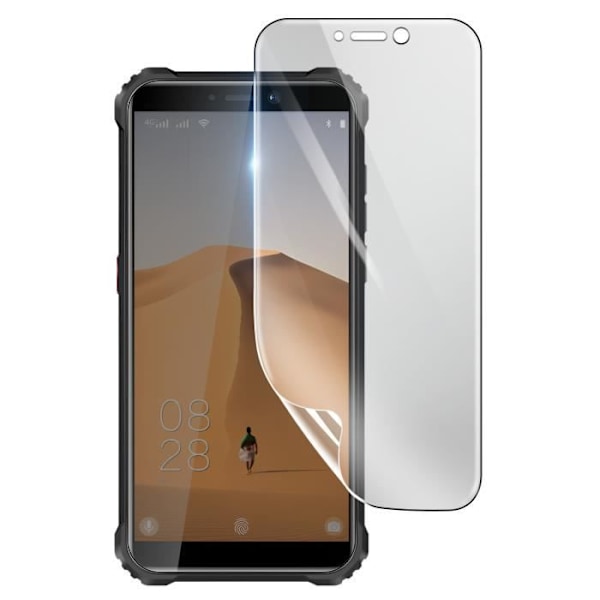 Skärmskydd - 3MK - Oukitel WP5 - Stötsäker Hydrogel - Transparent - Reptålig Transparent