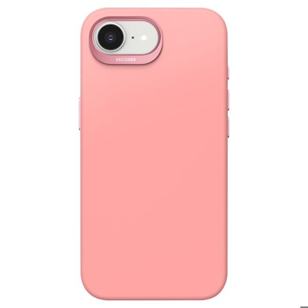 Coque til iPhone 16e MagSafe Antimikrobiel Soft Touch Decoded Lyserød Pudder Rosa