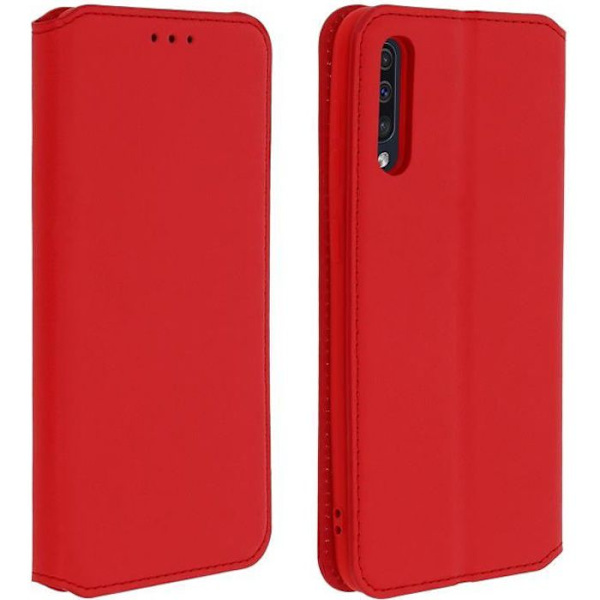 Skal till Samsung Galaxy A50 Folio Plånboksställ Funktion Röd Röd