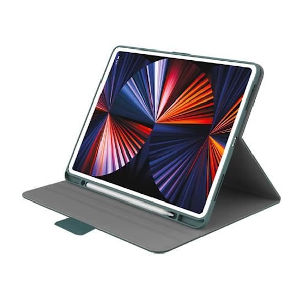 Etui med klap - Cygnett - TekView - Kompatibel med iPad Air 10.9 og 11 - Farve Grøn - Holdbart Stof Grön