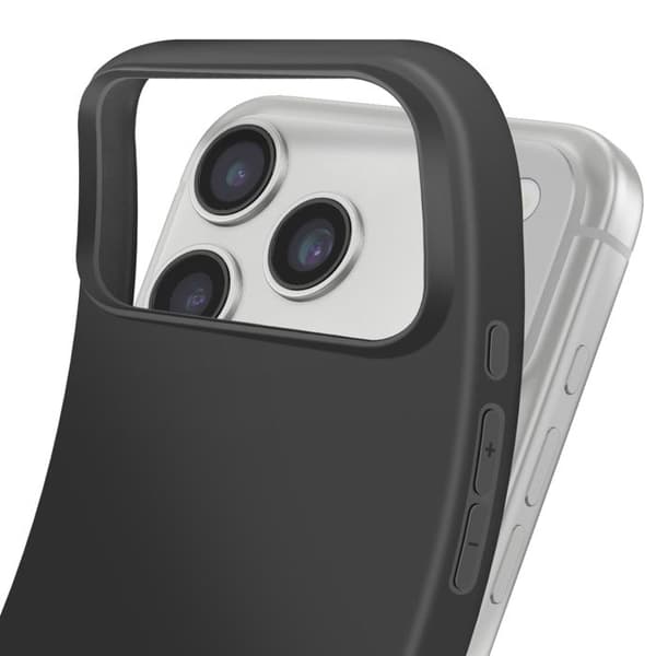 Cover - MAYAXESS - iPhone 17 Pro Max - Blød Silikone - Stødabsorberende - Sort Svart