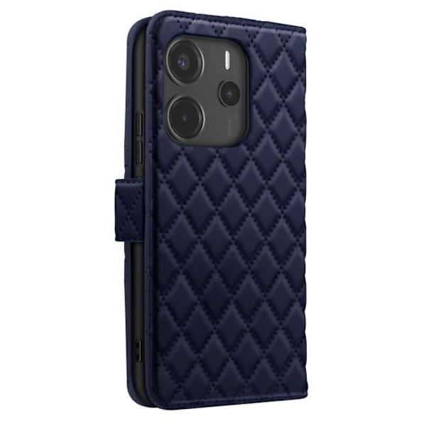 Mobilfodral för Redmi Note 14 4G Plånbok Mönster Diamant Blå Natt Blå