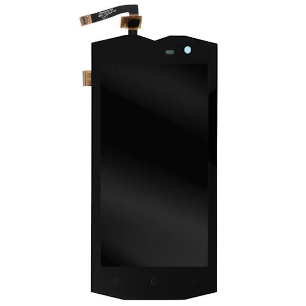 LCD-näyttö ja kosketuslasi Crosscall Trekker M1 Core Relife Blackille Svart