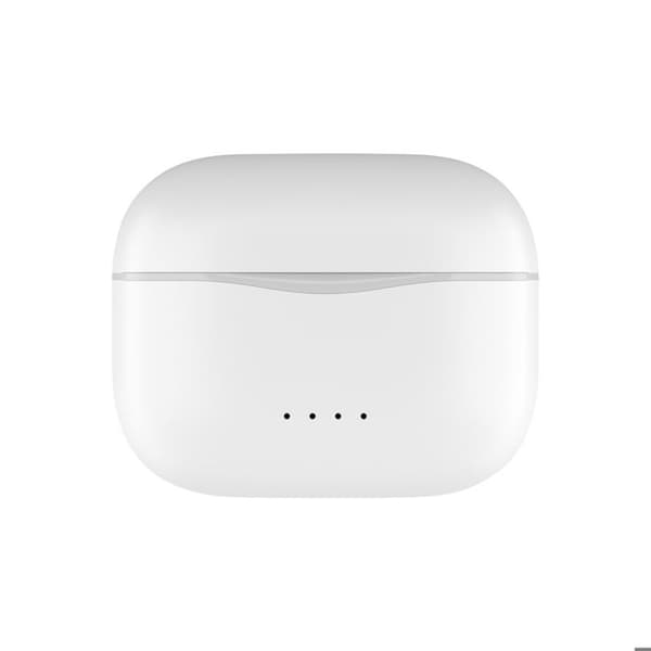 Bluetooth 5.4 hörlurar Laddningsfodral 30h Kontrollknapp Akashi - vit Vit