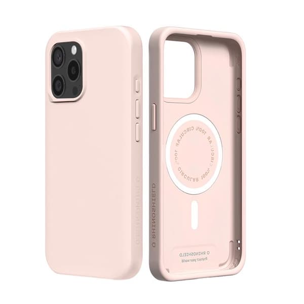 MagSafe-cover til iPhone 15 Pro Blød Stødabsorberende SolidX Serie Rhinoshield Rosa Ros