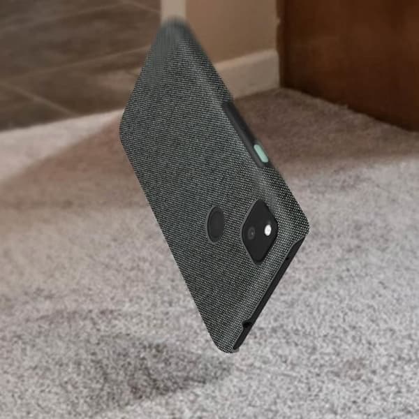 Coque - AVIZAR - Google Pixel 4A - Teksturfærdig - Hård - Anti-fingerprint Vaskbar Grå