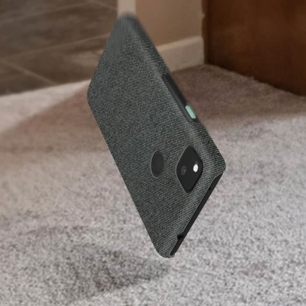 Coque - AVIZAR - Google Pixel 4A - Tygfinish - Hård - Smutsavvisande, Tvättbar Grå