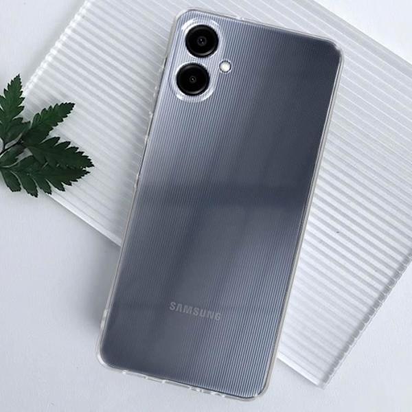 Fodral för Samsung Galaxy A06 Soft Silikon Tunn Design Lätt Transparent Transparent