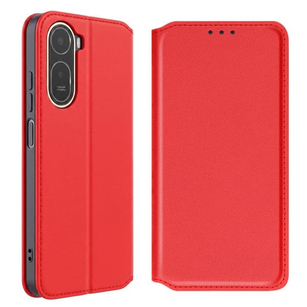 Fodral för Xiaomi Redmi A7 Pro Plånbok med Videostöd Röd Röd