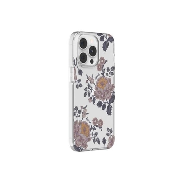 Suojakuori Apple iPhone 13 Prolle - COACH - Moody Floral Print - Optimaalinen suojaus - Langaton lataus Transparent