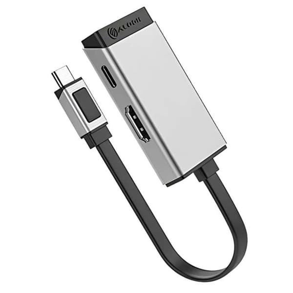2-i-1 Adapter - ALOGIC MagForce - HDMI 4K 60Hz - USB-C 100W - Kompakt och Elegant