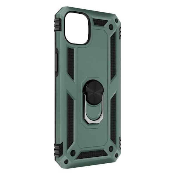 iPhone 15 suojakuori - AVIZAR - ArmoRing - Iskunkestävä - Magneettisormus - Vihreä Grön