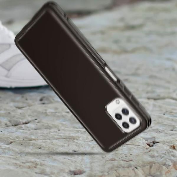 Skyddsfodral - Samsung - Galaxy A22 - Mjukt silikon - Svart nyans - Ultrafin Svart