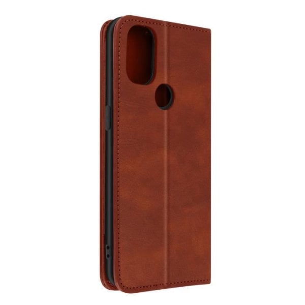 Housse - AVIZAR - OnePlus Nord N10 5G - Porte-carte - Funktion Video Støtte - Brun kastanj