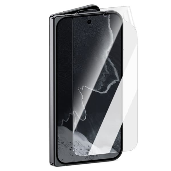 Google Pixel 11 Pro Fold -sarjan iskunkestävä, läpinäkyvä iMak-tempered lasisuoja Vit
