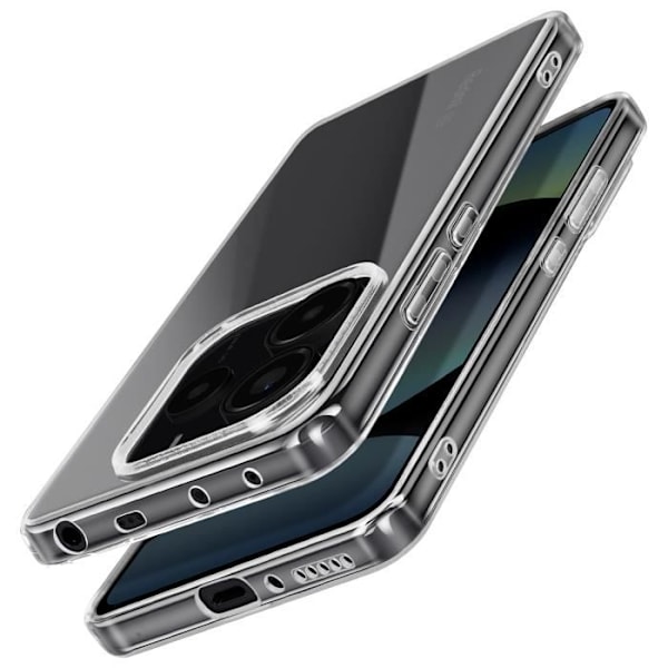 Coque för Xiaomi Redmi Note 14 5G Kontur Silikon Baksida Akryl Transparent Transparent