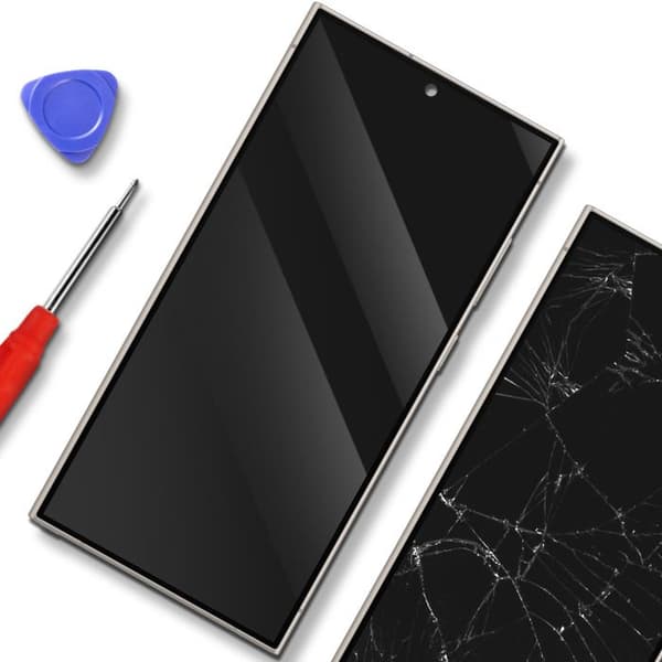 Fuldskærm AMOLED - SAMSUNG - Galaxy S24 Ultra - Lilla - Service Pack - Dynamic AMOLED 2X Violett