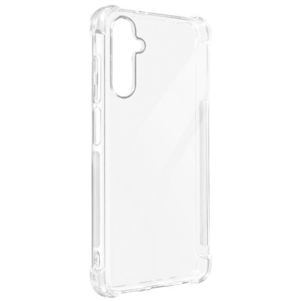Coque Bumper - AVIZAR - Samsung Galaxy A05s - Förstärkta hörn - Transparent baksida - Lätt design Vit