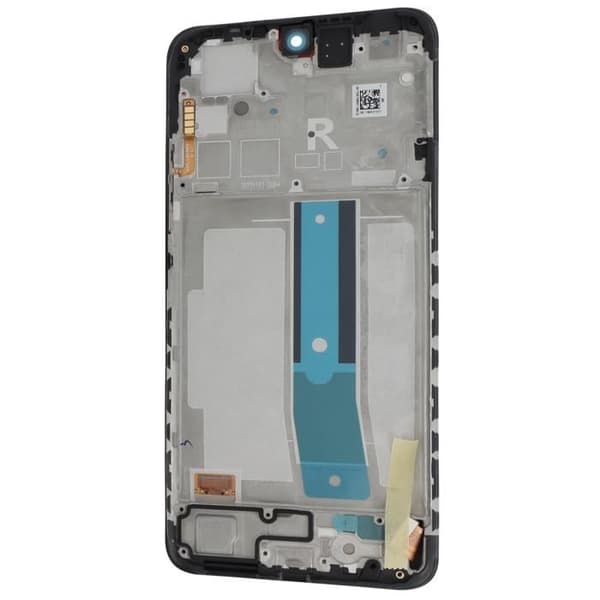 LCD-skærm - Xiaomi - Redmi Note 12s - Sort - Touchglas - Formonteret ramme Svart