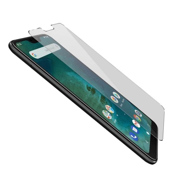 Näytönsuoja - AVIZAR - Xiaomi Mi A2 Lite - Karkaistu lasi - Ultraohut - Naarmuuntumaton 9H transparent
