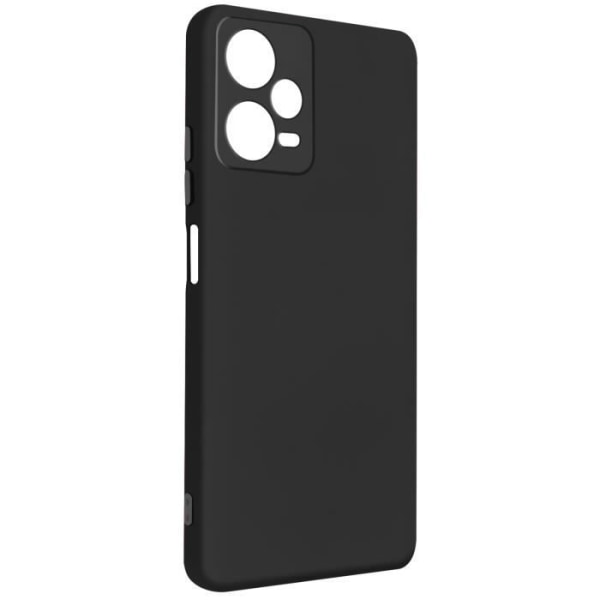 Kotelo - AVIZAR - Xiaomi Redmi Note 12 5G - Puolijäykkä - Pehmeä kosketus - Musta Svart