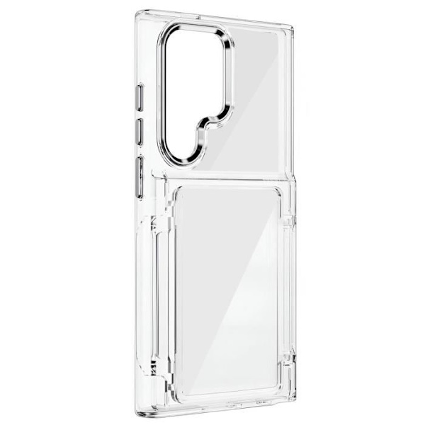 Fodral till Samsung Galaxy S24 Ultra Stötsäkert, styva upphöjda kanter Forcell Transparent Transparent