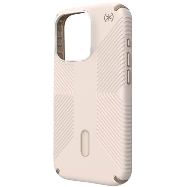 Coque til iPhone 15 Pro - Presidio2 Grip - Clicklock - Stødabsorberende 3,9 m - Beige beige