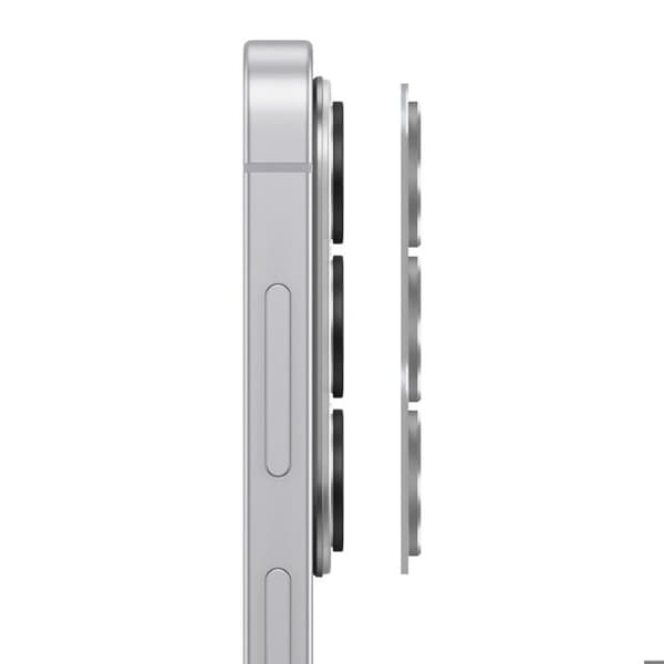 Beskyttelseskamera til Galaxy S26 Plus i hærdet glas, ridsefrit, sølv Grå